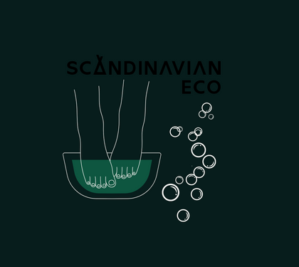 Avslappnande fotbad med magnesiumsalt