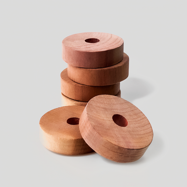 Handgjorda Ringar av Rödcederträ