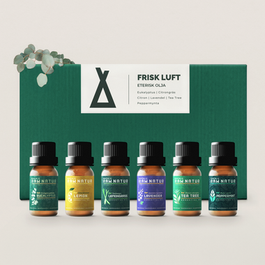 Startpaket Eteriska Oljor 6 x 5ml - "Frisk luft"