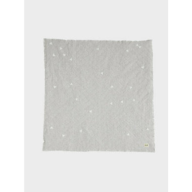 Ekologisk lekmatta/babyfilt teepee (grå)