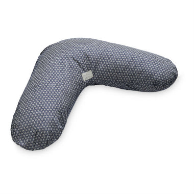 Ekologiskt fodral, amningskudde (Sashiko blue)