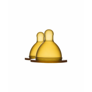 Dinapp naturgummi wide neck (2-pack)