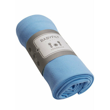 Ekologisk babyfilt (blå)