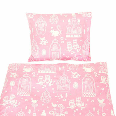 Påslakanset Barnvagn/Vagga Slottsträdgården - GOTS Ekologisk (bomull)