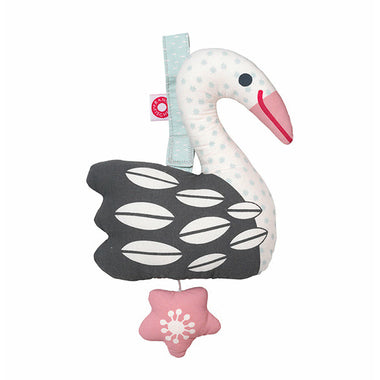 Speldosa Else svan (ljus)